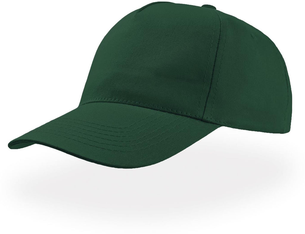 Green baseball cap on a white background