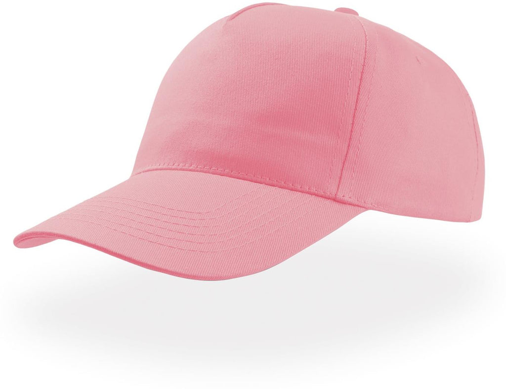 Pink baseball cap on a white background