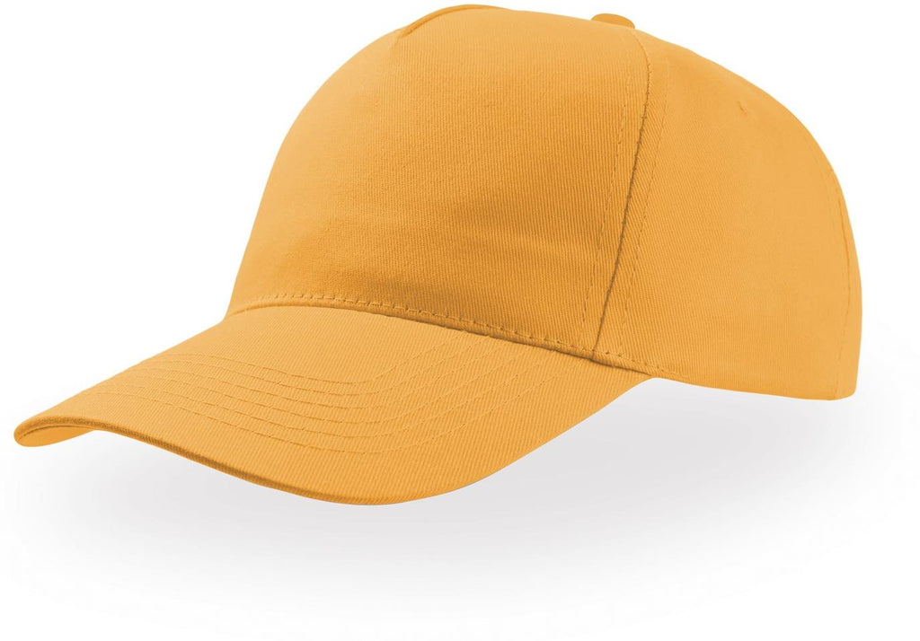 Yellow baseball cap on a white background