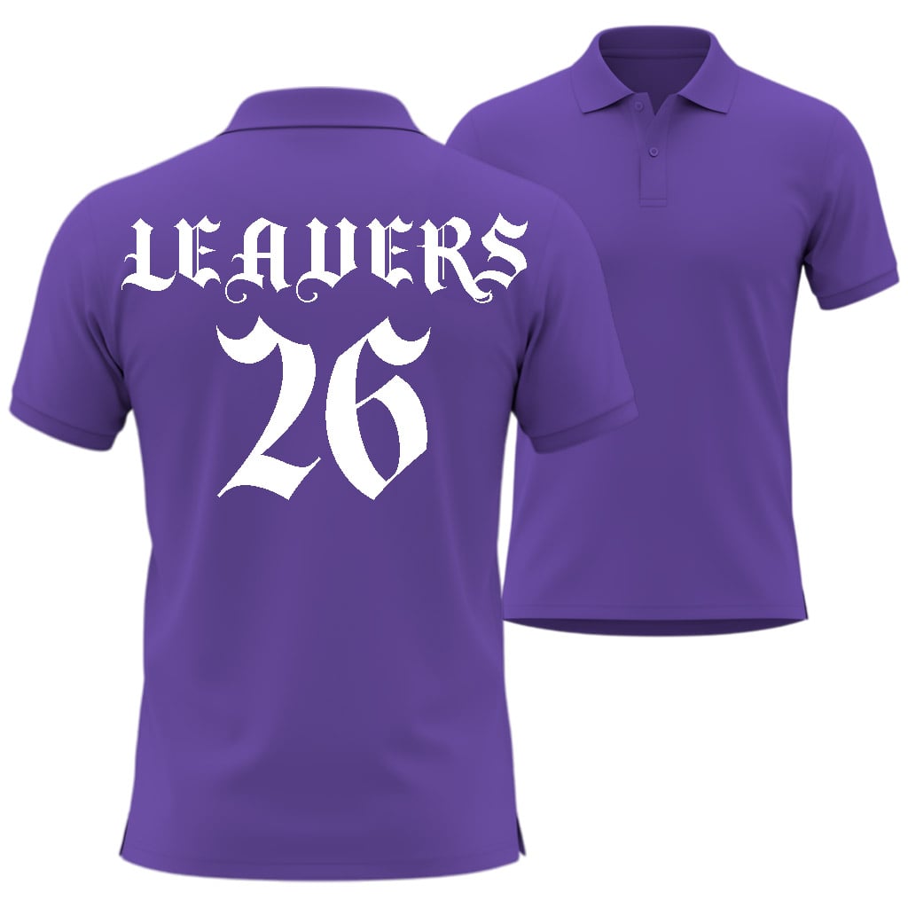 Leavers Polo Embroidered Aubange Belgium Style