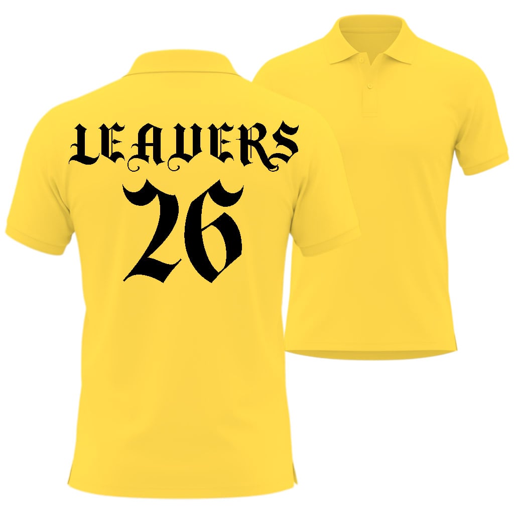 Leavers Polo Embroidered Aubange Belgium Style