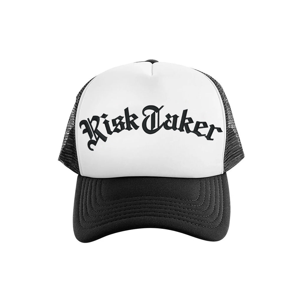 Risk Taker Premium Trucker Cap – Embroidered Design