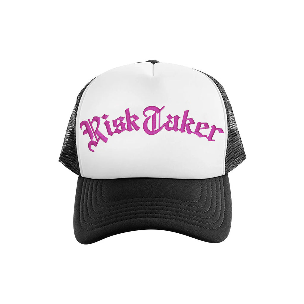Risk Taker Premium Trucker Cap – Embroidered Design