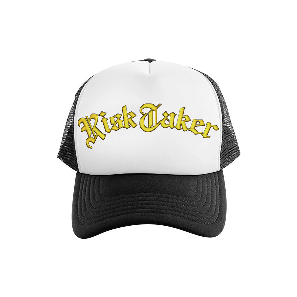 Risk Taker Premium Trucker Cap – Embroidered Design
