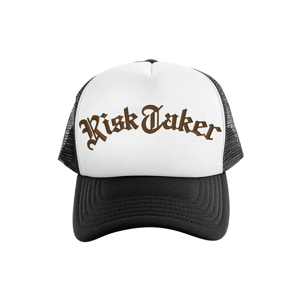 Risk Taker Premium Trucker Cap – Embroidered Design